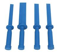 Eujgoov Set di Raschietti per Scalpelli in Plastica, Materiale in Nylon Ad Alto Impatto, Kit di Strumenti da 4 Pezzi per la Rimozione degli Adesivi delle Guarnizioni