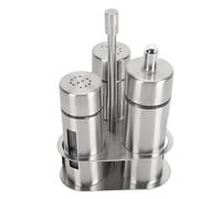 Eujgoov SHAKER RETERE ACCIAIO DELLA 304 Inossidabile con Finestra Trasparente per il Ristorante Home BBQ Salt Stagioning (3 testa)