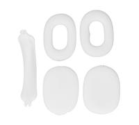 Eujgoov Shock Protettivo per Alloggiamento per Cuffie -Copertina Dura per Viaggi, Compatibile con la Connessione di Ricarica USB C, per la Memoria degli Accessori per Cuffie, Materiale EVA (WHITE)