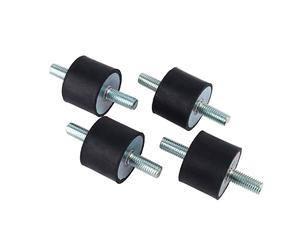 Eujgoov Silent Bloc M10 40 * 30, Ammortizzatore di Gomma, Pompa del Compressore d'Aria Anti con Supporto