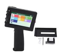 Eujgoov Stampante Portatile Portatile Portatile Mobile 4,3 Pollici Touchscreen a LED HD con Batteria Smart 4 CPU Ad Alta capacità per il Codice a Barre di Tasto QR Stampa su Tessuto in