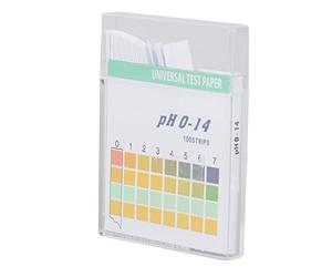Eujgoov Strisce Reattive PH 0-14, 100 Pezzi, Risultati in 60 Secondi | Carta PH, Carta, Cosmetici, Acqua, Suolo, Scala Colori, Scatola Porta Oggetti, Accesso Facile, Uso Universale, Uso Quotidiano