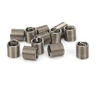 Eujgoov Strumento di Riparazione per Inserti Filettati Dado di Riduzione Filettatura in Acciaio Inossidabile SUS304 M8x1x2D, Manicotto per Vite per Filo Ad Alta Resistenza per Connessione Filettata