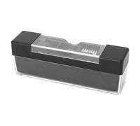 Eujgoov Strumento per la Pulizia della Spazzola per Dischi in Velluto, Detergente Antistatico con Testa Ad Ago per Giradischi CD DVD, Spazzola in Velluto Multiuso Portatile con fedeltà del Suono