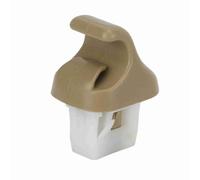 Eujgoov Sun Visor Clip per 2008 2012 ABS Sunshade Holder Hook (Beige) | Clip per visiera parasole per 2008 2012 Gancio per supporto parasole ABS di ricambio 88217 TA0 A02ZA Grigio Installazione