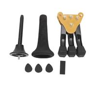 Eujgoov Supporto per Sax Soprano Dritto Flauto Tubo Nero Pieghevole Chiareta Treppiede Display Portatile