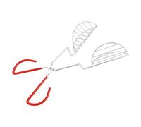 Eujgoov Taco Conchiglie in Acciaio Inossidabile V -Forma Strumento da Cucina a Forma di Cozze Taco Croccanti Materiale Hauskäche: Acciaio Inossidabile, Ingranaggio in Gomma
