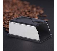 Eujgoov Tappetino Ad Angolo Manomissione del caffè, Alimentazione in Acciaio Inossidabile in Acciaio Inossidabile Manomissione di caffè Non Colpire la Macchina per le Macchine da, Facile da Usare,