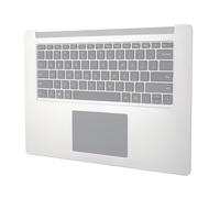 Eujgoov Tastiera di Sostituzione dei Residui di Palma per Laptop 3 4 5 1873 - Tastiera di Reazione Rapida -touchpad per Impiegati (SILVER)