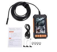 Eujgoov Telecamera per Endoscopio, Periscopio a Doppia Lente con Display IPS 4,3 Pollici con Luci a LED 8 Mm Cavo 10 M per L'ispezione Dell'impianto Idraulico di Manutenzione Dell'auto