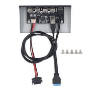 Eujgoov USB 3.2 Hub del Pannello Frontale Gen 1 per Diverse compatibilità del, velocità di Interfaccia di 5 Gbit/S, Comoda Connessione Anteriore -USB, Progettazione di Plug e Play