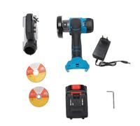 Eujgoov Utensile da Taglio a Batteria, Brushless 20000 Giri/min, 3 | Smerigliatrice Angolare, Corpo in ABS, Taglio di Metallo Legno Piastrelle, Porta di Estrazione della Polvere, Compatibilità