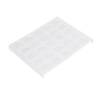 Eujgoov Vassoio Porta Capsule caffè Cassetto Porta Cialde da 25 con Design Scorrevole Salvaspazio