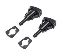 Eujgoov Washer Nozzle Direct Replacement Wiper Fluid Sprayer 5160308AA | Ugello per lavatrice Spruzzatore per liquido tergicristallo di ricambio diretto 5160308AA 2 pezzi con rondelle in plastica