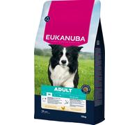 Eukanuba Mangime secco per cani con pollo fresco per razze di taglia media, mangime secco premium per cani adulti, 15 kg