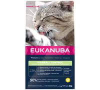 Eukanuba Adult Hairball Control Crocchette per gatti - 2 kg