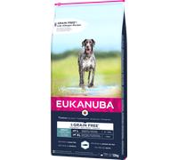 Eukanuba Grain Free Adult Large Breed con Salmone Crocchette per cani - 12 kg