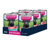 EUKANUBA Cibo umido per cani con manzo e zucca, Alimento umido premium senza cereali per cani adulti, 6 barattoli da 400 g