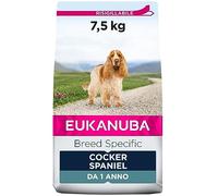 Eukanuba Breed Specific Alimento Secco per Cocker Spaniel Adulti, Cibo per Cani Adattato in Modo Ottimale alla Razza 7.5 kg