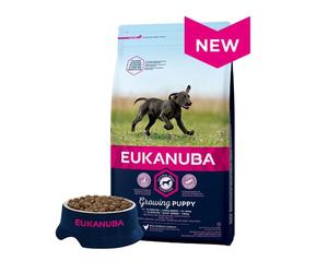 EUKANUBA CANE PUPPY LARGE POLLO 15+3 KG