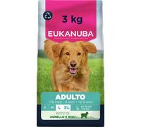 EUKANUBA Cibo secco per Cani con agnello e riso pe Adulto Imballaggi riciclabili