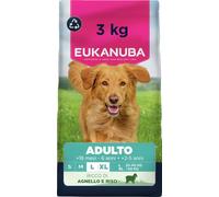EUKANUBA Cibo secco per Cani con agnello e riso per razze di taglia grande - Alimento secco premium per Cani adulti, 3 kg