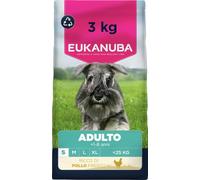 EUKANUBA Cibo secco per Cani con pollo fresco per razze di taglia piccola - Alimento secco premium per Cani adulti, 3 kg