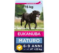 EUKANUBA Cibo secco per cani maturi di grossa taglia, ricco di pollo fresco, 15 kg (confezione da 1)