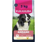 EUKANUBA Cibo secco per cani Senior con pollo fresco per razze di taglia media -