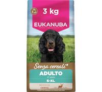 EUKANUBA Cibo secco per Cani senza cereali con selvaggina - Alimento secco premium privo di cereali per Cani adulti di tutte le razze, 3 kg