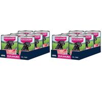 EUKANUBA Cibo umido per cani senior con manzo e zucca, cibo umido premium senza cereali per cani anziani, 6 x 400 g lattine (Confezione da 2)