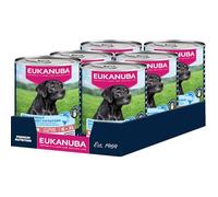 EUKANUBA Cibo umido per cani senior con trota e patate dolci, cibo umido premium senza cereali per cani anziani, 6 x 400 g lattine