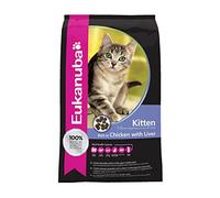 Eukanuba Crocchette Gattini con Pollo Fresco, 10 kg | Cibo secco premium per gattini | Alimento per la crescita | Con omega 3 e 6
