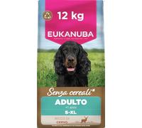 EUKANUBA Cibo secco per Cani senza cereali con selvaggina - Alimento secco premium privo di cereali per Cani adulti di tutte le razze, 12 kg