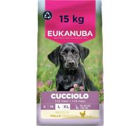 EUKANUBA Crocchette per cuccioli taglia grande con pollo fresco, 15 kg | Cibo secco premium per puppy | Alimento con DHA | Con calcio per ossa e articolazioni