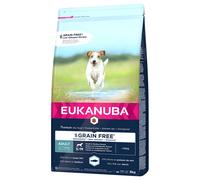Eukanuba Grain Free Adult Small & Medium Breed con Salmone Crocchette per cani - Set %: 2 x 3 kg