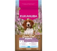 EUKANUBA Grain Free Puppy Small Medium Ocean Fish 3 kg cibo secco senza cereali con pesce per cuccioli di piccole e medie razze