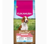 Eukanuba Grain Free Senior Small & Medium Pesce - 12 kg