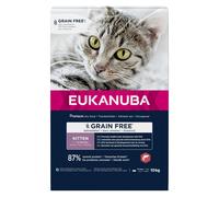 Eukanuba Kitten Grain Free Salmone Crocchette per gatto - 10 kg
