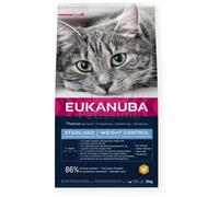 Eukanuba Life Care Adult Sterilised/Weight Control crocchette per gatti 2 kg