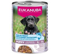 EUKANUBA Life Care Puppy Rich in Trout 400 g paté per cuccioli ricco di trota e patate dolci