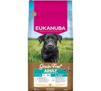 Eukanuba Mangime per cani senza cereali con pollo fresco per razze di taglia grande, mangime secco premium senza cereali per cani adulti, 12 kg