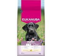 Eukanuba Mangime per cuccioli con pollo fresco per razze di taglia grande, mangime secco premium per cani giovani, 15 kg