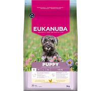 Eukanuba Mangime per cuccioli con pollo fresco per razze di taglia piccola, mangime secco premium per cani giovani, 3 kg