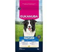 Eukanuba Mangime secco per cani con pollo fresco per razze di taglia media, mangime secco premium per cani maturi, 3 kg