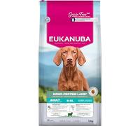 EUKANUBA Mono-Protein - Crocchette per cani all’agnello, 12 kg | Cibo secco specifico per cani adulti | Proteine animali solo da agnello | Alimento ipoallergenico | Senza cerali