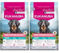 EUKANUBA Mono-Protein - Crocchette per cani all’salmone, 2,3 kg (Confezione da 2)