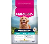 EUKANUBA Overweight Cibo per cani con pollo - Mangime secco Special Care a basso contenuto di grassi per la riduzione del peso, indicato per cani che tendono al sovrappeso, 2,3 kg