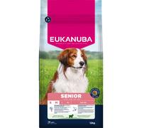 Eukanuba Mangime secco premium per cani anziani taglia piccola e media Agnello e Riso 12 kg