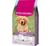 EUKANUBA Cibo secco per Cuccioli con agnello e riso per razze di taglia grande - Alimento secco premium per Cani giovani, 12 kg
